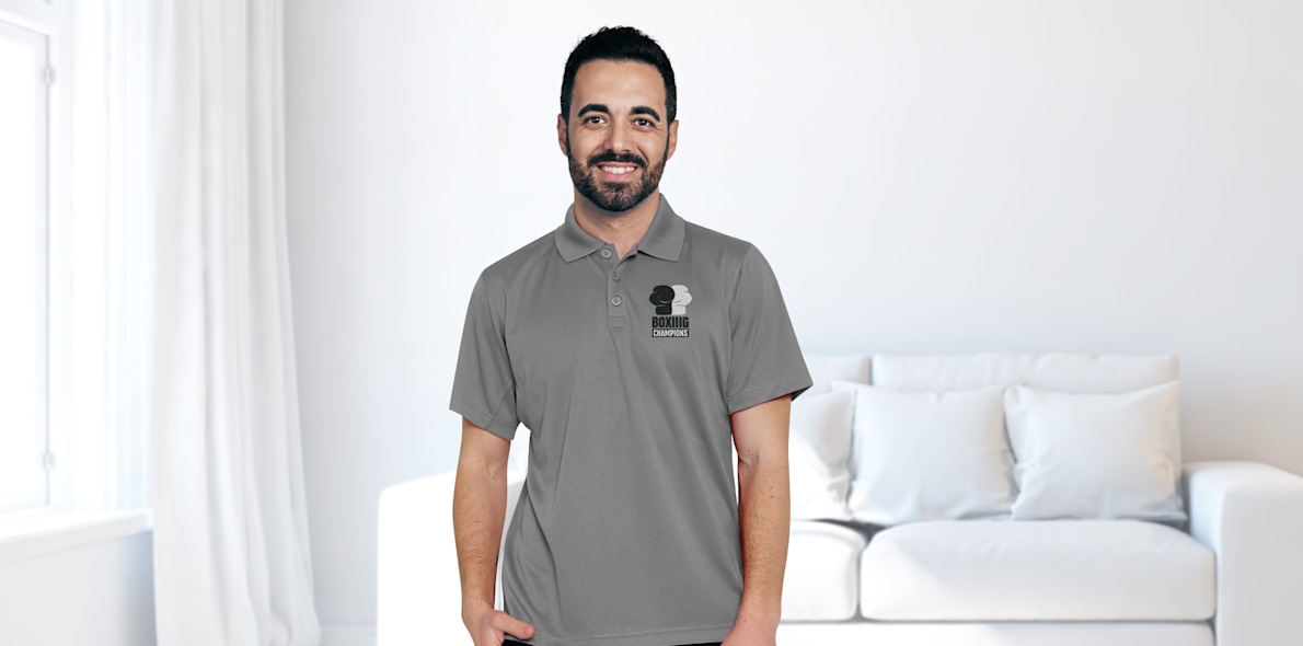 Buy Customized Polyester Polo T shirt Embroidered Collared T